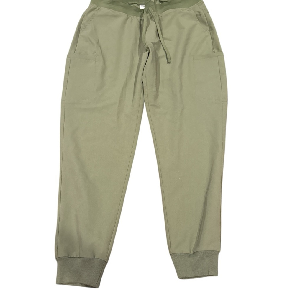 Olive Green Men's Jogger scrub Pants